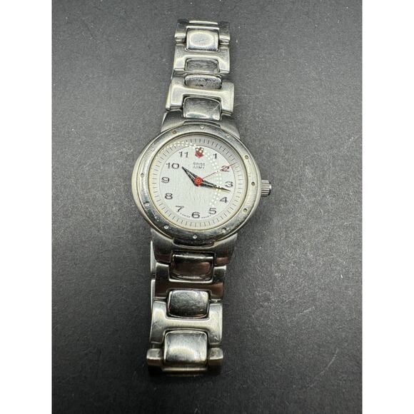 VICTORINOX Swiss Army White Dial Stainless Steel Watch 100M WR 020245935 main image 5